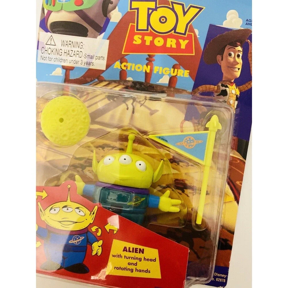 Toy Story Alien Action Figure Think Way Toy Disney Pixar 1995 Vintage